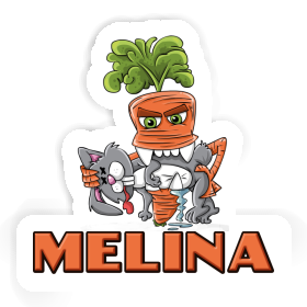 Melina Sticker Monster Carrot Image