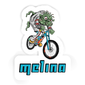 Melina Sticker Downhill Biker Image