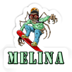 Sticker Snowboarder Melina Image