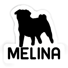 Pug Sticker Melina Image