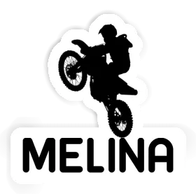 Sticker Motocross Rider Melina Image