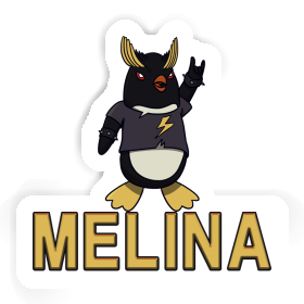 Sticker Rocking Penguin Melina Image