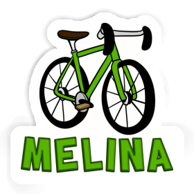 Melina Sticker Racing Bicycle Image