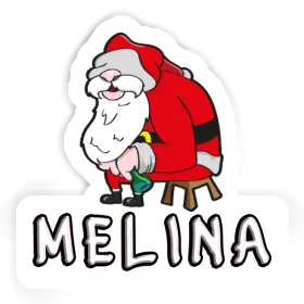 Melina Sticker Santa Claus Image