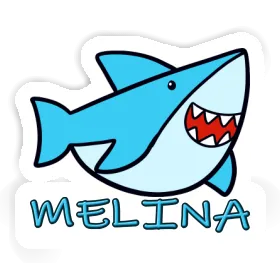 Sticker Melina Shark Image