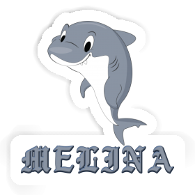 Sticker Melina Shark Image