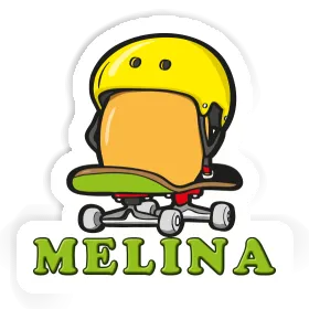 Sticker Skateboard Egg Melina Image