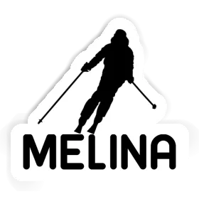 Sticker Skier Melina Image