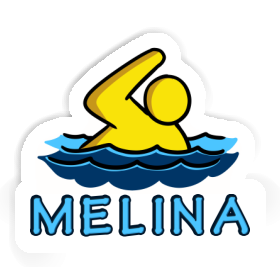 Swimmer Sticker Melina Image