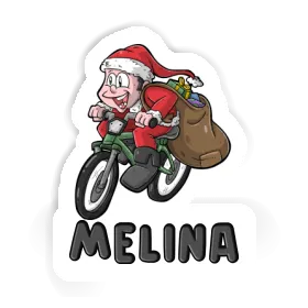 Sticker Bicycle Rider Melina Image