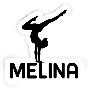 Sticker Melina Yoga Woman Image