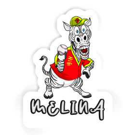 Sticker Melina Zebra Image