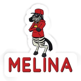 Sticker Zebra Melina Image