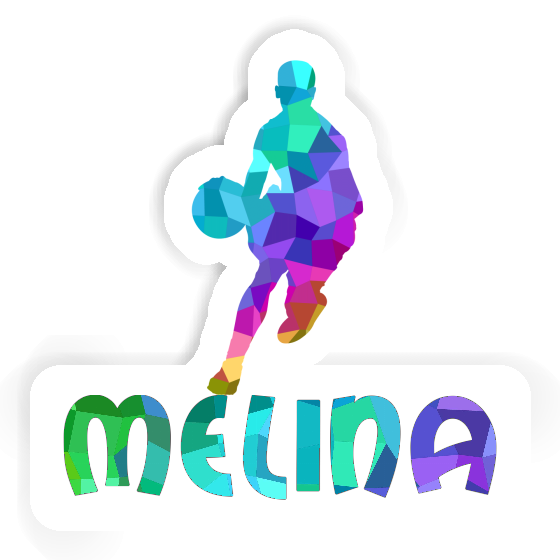 Sticker Melina Basketballspieler Gift package Image