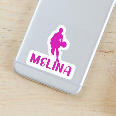 Sticker Melina Basketballspieler Gift package Image