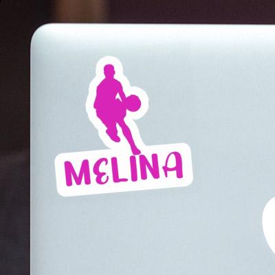 Sticker Melina Basketball Player Laptop Image