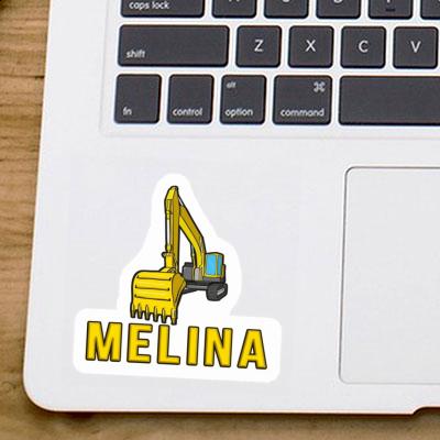 Excavator Sticker Melina Image