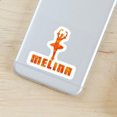 Melina Sticker Ballerina Laptop Image