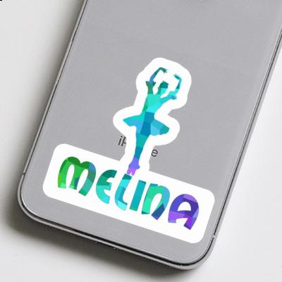 Melina Sticker Ballerina Laptop Image