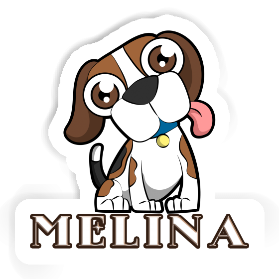 Beagle Autocollant Melina Gift package Image