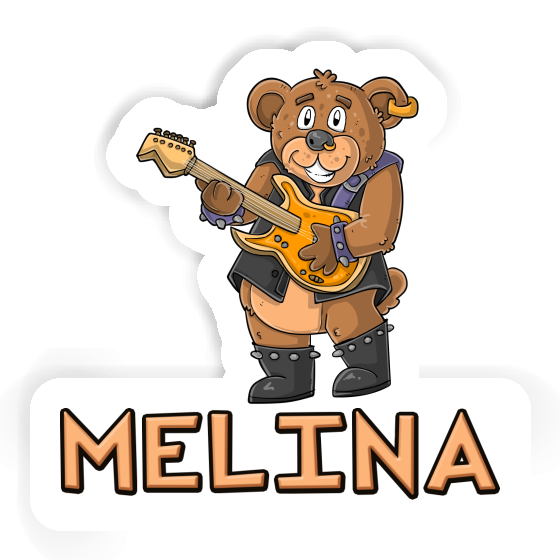 Rocker Bear Sticker Melina Notebook Image