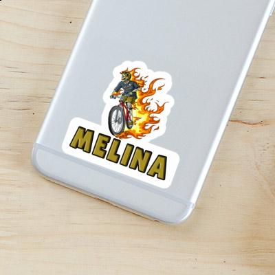 Sticker Mountainbiker Melina Image