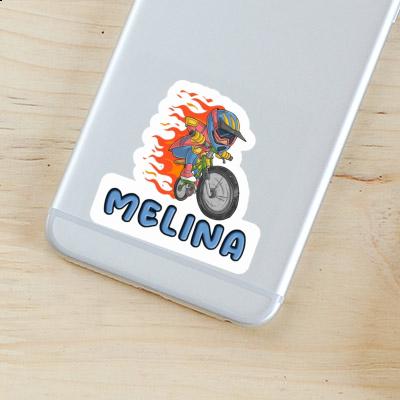 Melina Sticker Freeride Biker Notebook Image