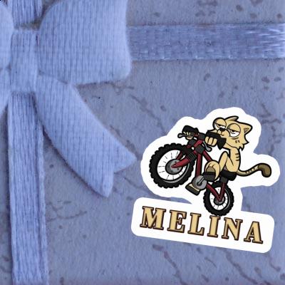 Sticker Bicycle Melina Notebook Image