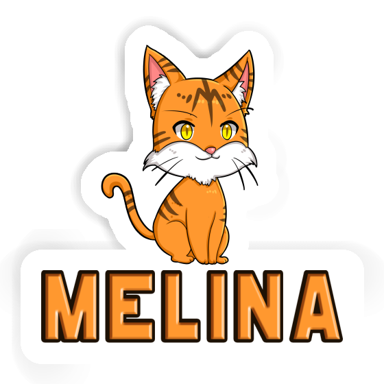 Kitten Sticker Melina Notebook Image