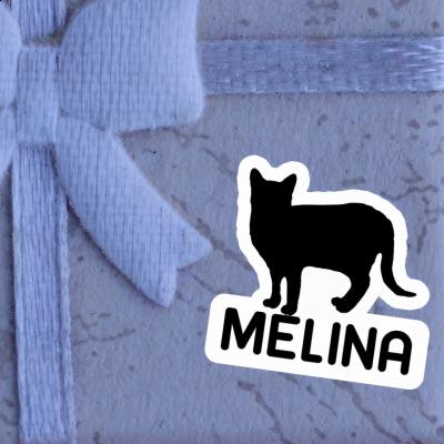 Cat Sticker Melina Laptop Image