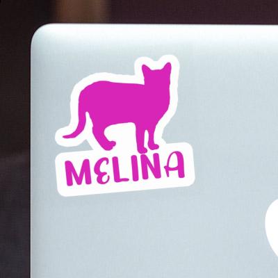 Melina Sticker Cat Laptop Image