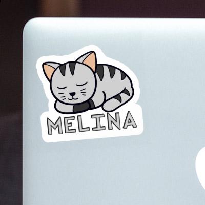 Melina Aufkleber Katze Notebook Image