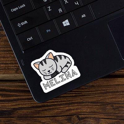 Sticker Cat Melina Laptop Image