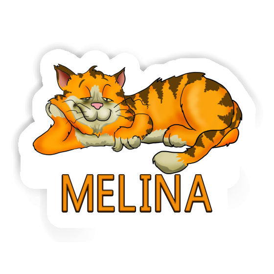 Melina Sticker Chilling Cat Gift package Image