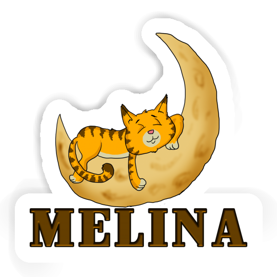 Sleeping Cat Sticker Melina Image