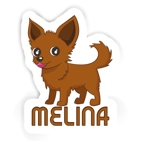 Melina Sticker Chihuahua Laptop Image