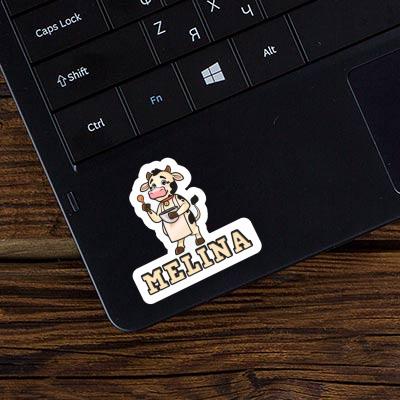 Sticker Cow Melina Laptop Image