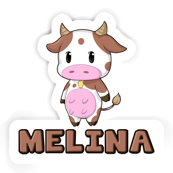 Cow Sticker Melina Laptop Image