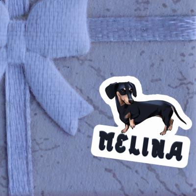 Dachshund Sticker Melina Notebook Image