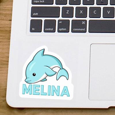 Melina Sticker Delphin Notebook Image