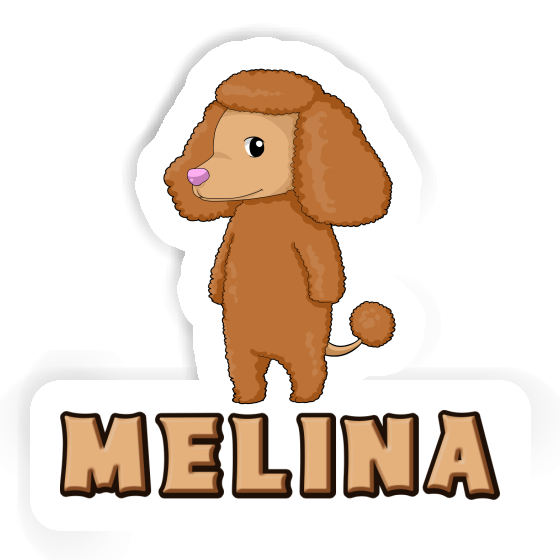 Sticker Melina Poodle Notebook Image