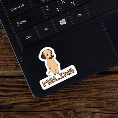 Melina Sticker Rhodesian Ridgeback Laptop Image