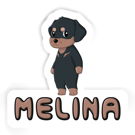 Rottweiler Sticker Melina Gift package Image