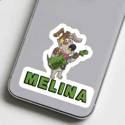 Melina Sticker Gitarrist Image