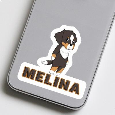 Melina Sticker Bernese Mountain Dog Laptop Image