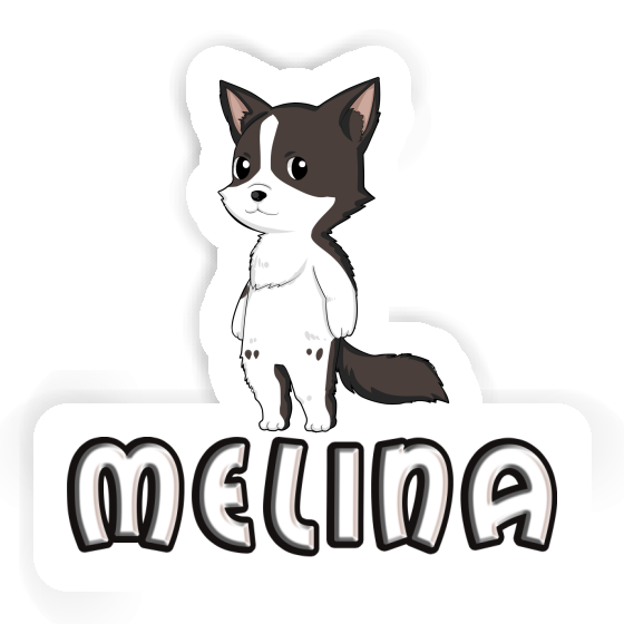 Border Collie Sticker Melina Notebook Image