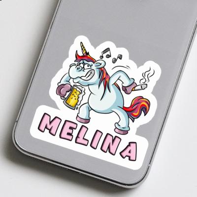 Melina Sticker Unicorn Notebook Image