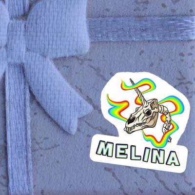 Autocollant Melina Crâne de licorne Gift package Image