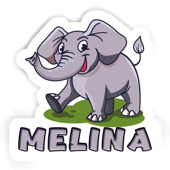 Melina Sticker Elephant Notebook Image