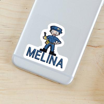 Sticker Electrician Melina Notebook Image